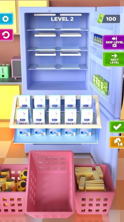 Refrigerator Storage 3D Game