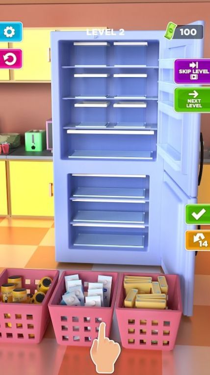 Refrigerator Storage 3D Game