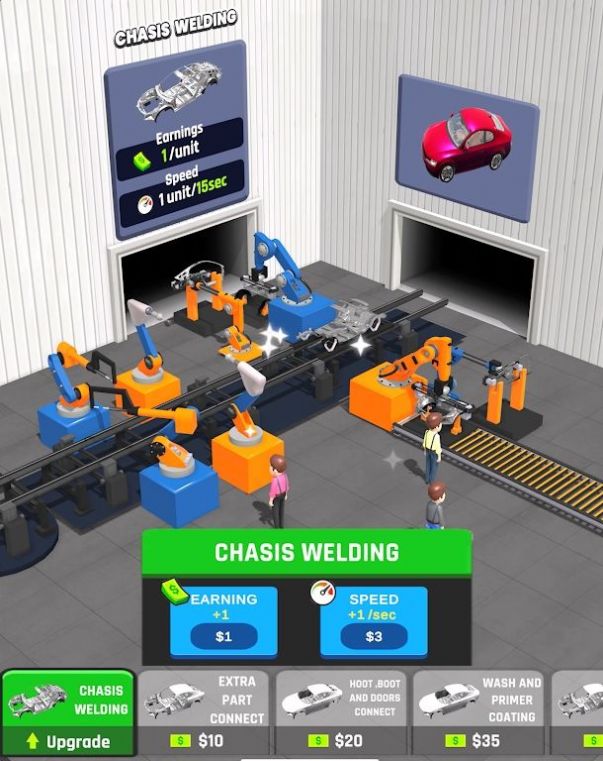 Car Assembly Factory Game