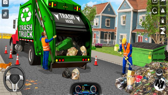 Garbage Truck Driver Simulator Game