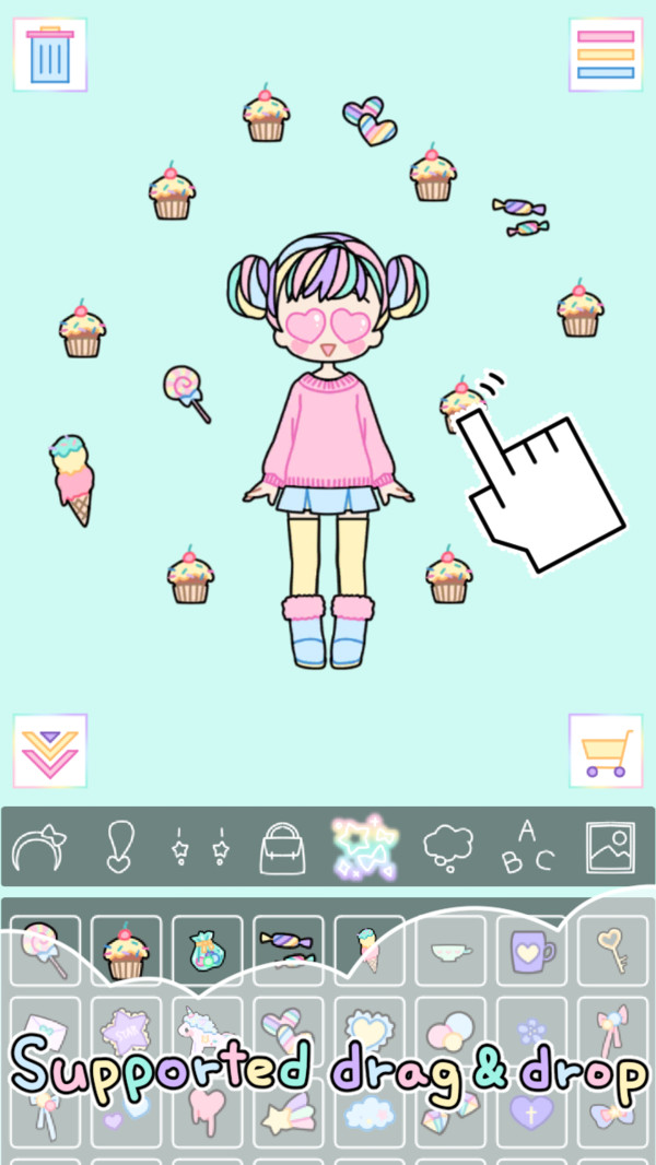 Pastel Girl Game Installation