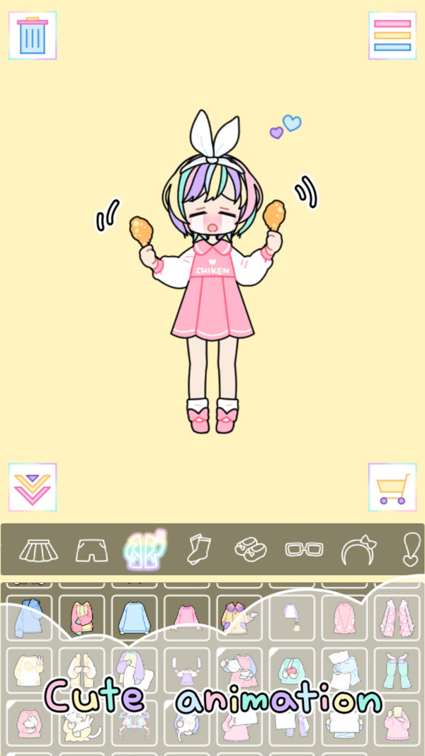 Pastel Girl Game Installation