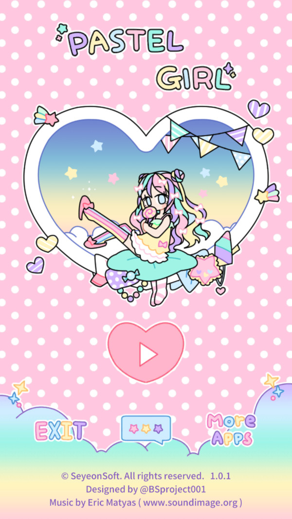 Pastel Girl Game Installation