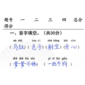 Chinese Characters Find Differences for Primary School Students Test Paper 4 Strategy