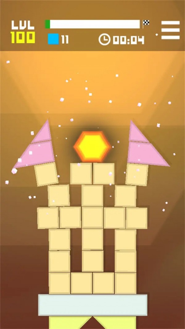 Smash block tower game