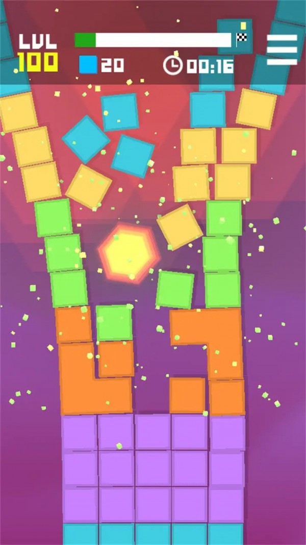 Smash block tower game