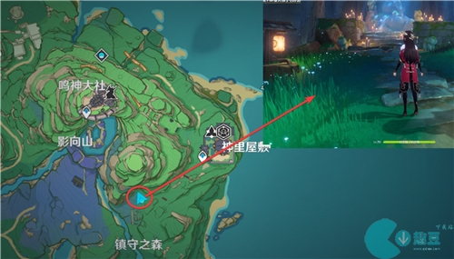 Where are the three locations of Genshin Impact Sakura Ozu? A guide to the decrypted missions in the Forest of Guards and Arakami Gods.