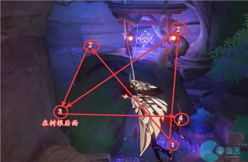 Where are the three locations of Genshin Impact Sakura Ozu? A guide to the decrypted missions in the Forest of Guards and Arakami Gods.