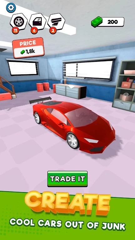 Scrap Car Refurbishment Game