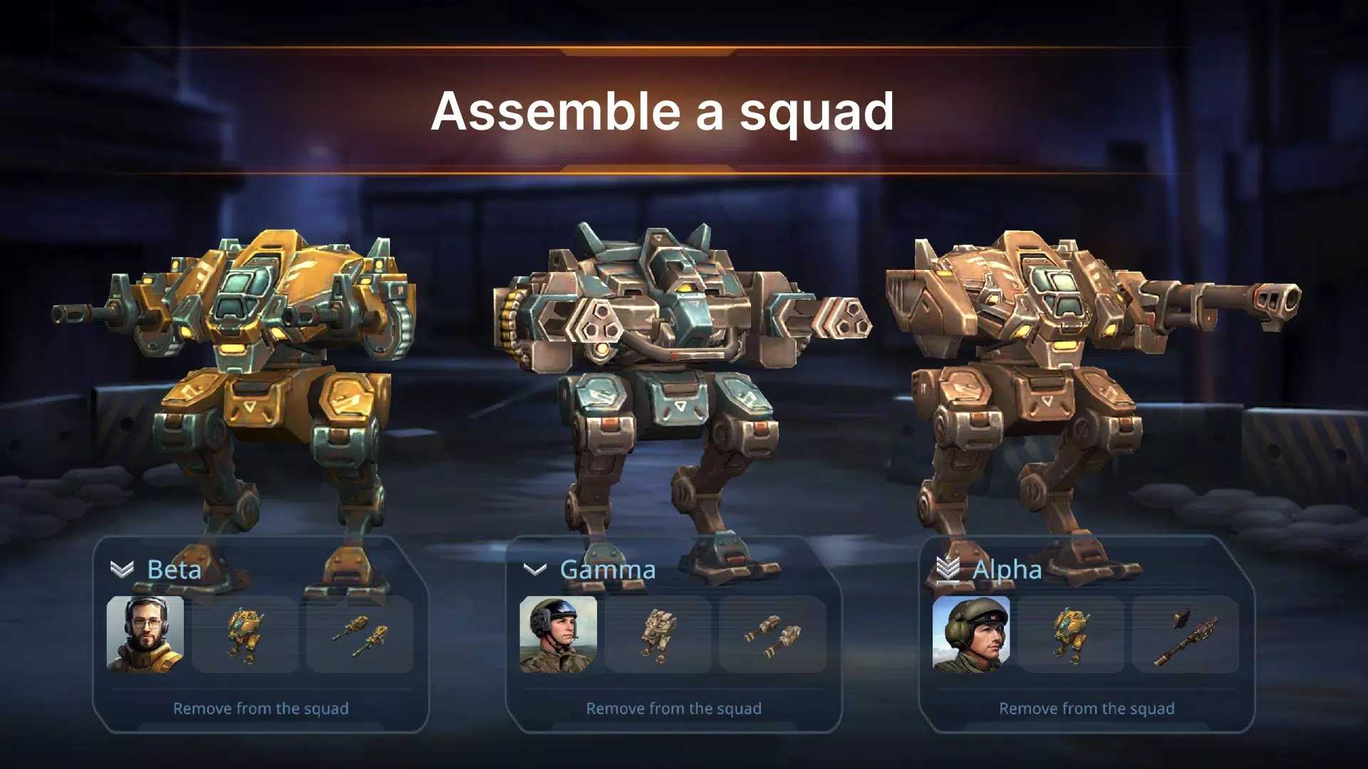 Battle Mech Squad Game