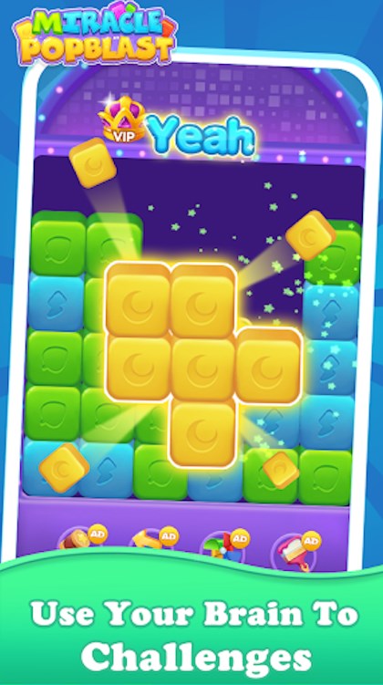 Miracle blast puzzle game