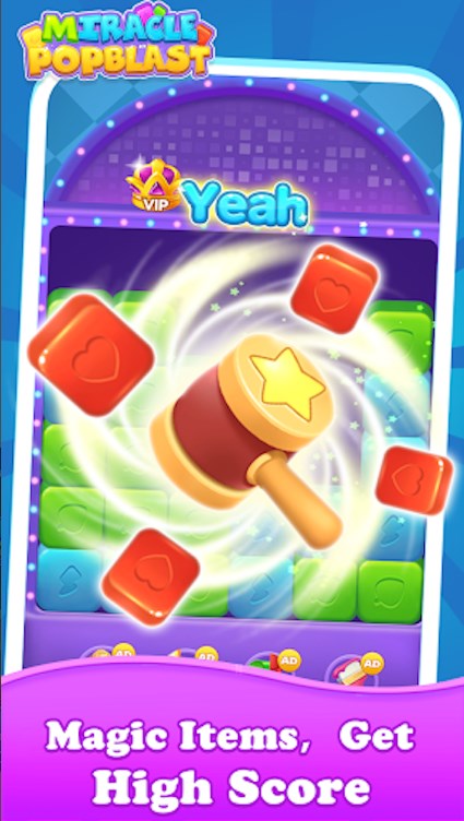 Miracle blast puzzle game