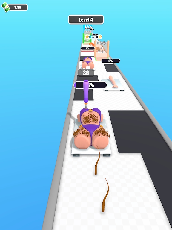 Make hair grow game