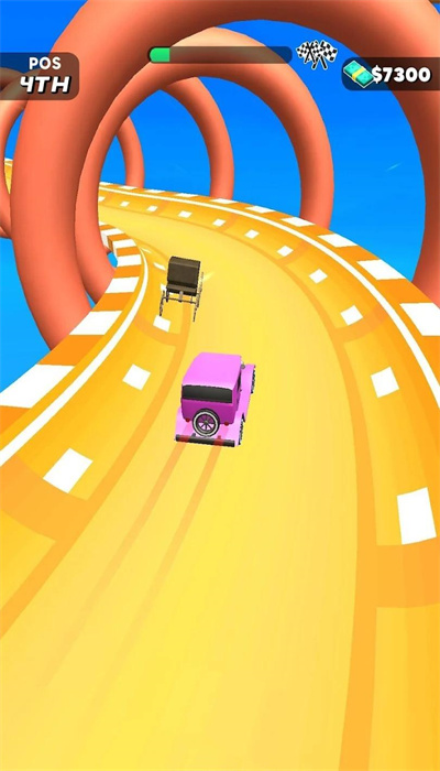 Car rally merge game