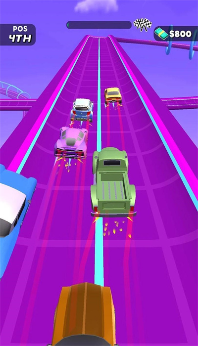 Car rally merge game