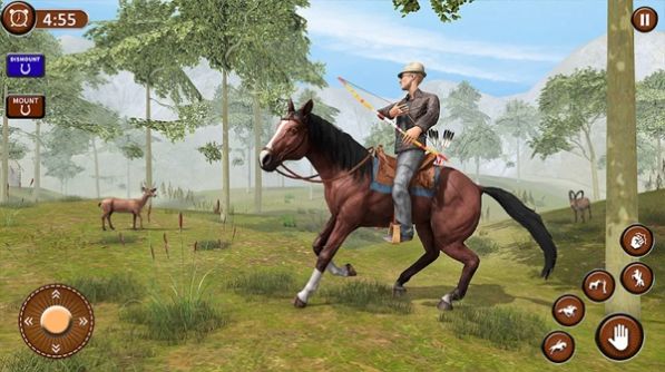 Jeu de survie de simulation de chevaux sauvages