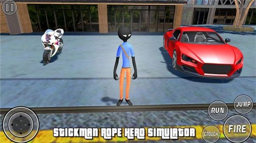 Game Seluler Pahlawan Tali Kota Stickman