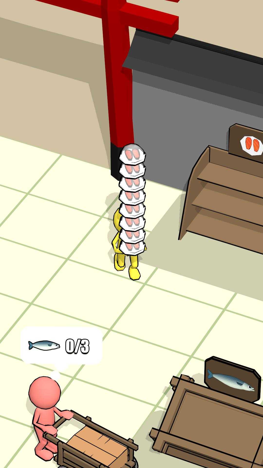 Version mobile du jeu du marché des sushis