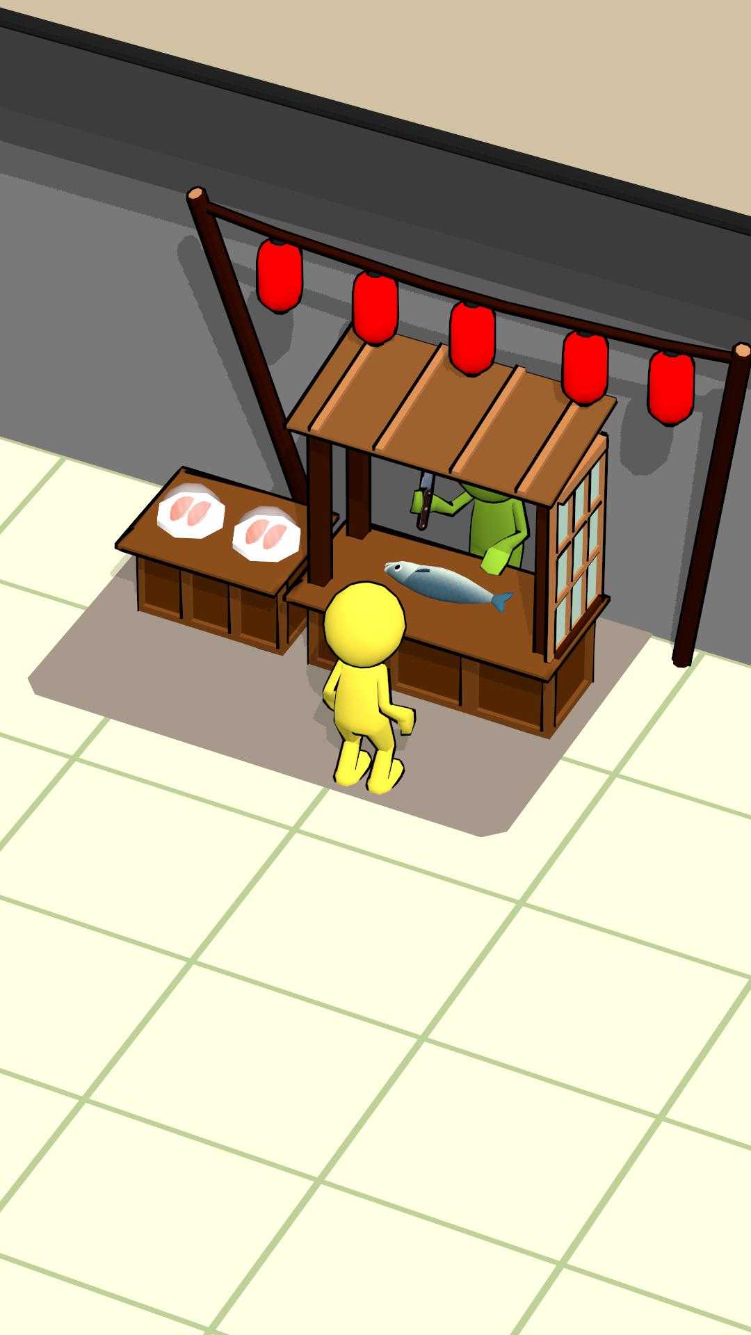 Version mobile du jeu du marché des sushis