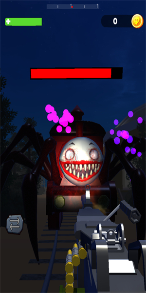 Spider Train Shooter Game