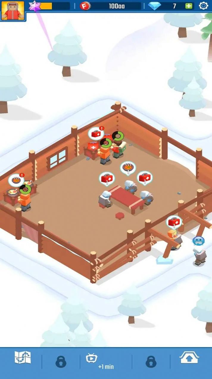 Ice and Snow Town Game