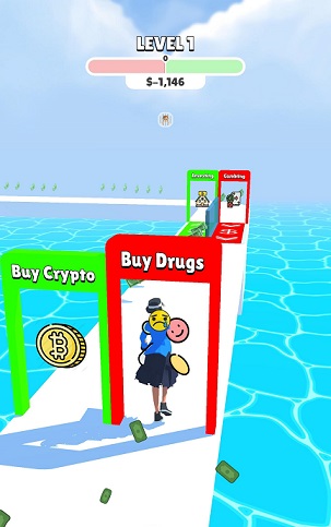 Debt runner game