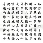 Strategy for clearing the level of "Faultfinder King": Source of Happiness in Chinese Characters