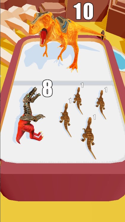 Dinosaur synthesis game