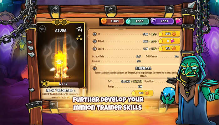 Jogo de Monstro Épico Dungeon Raid