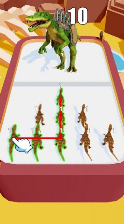 Dinosaur Fusion Battle Game