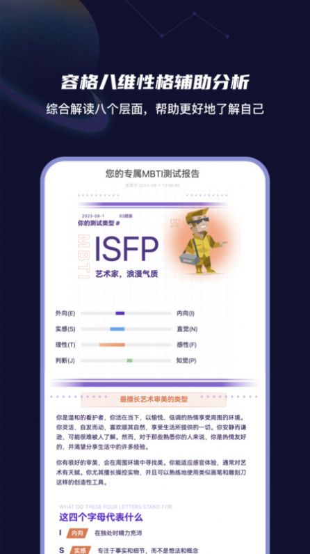 MBTI Personality Insight Master App