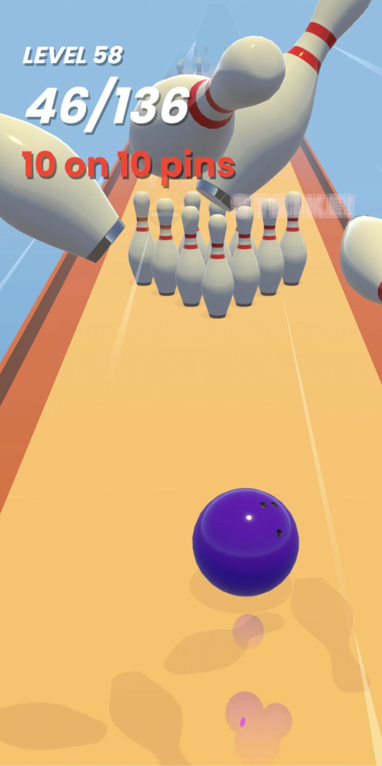 Bowling Rush game Android version