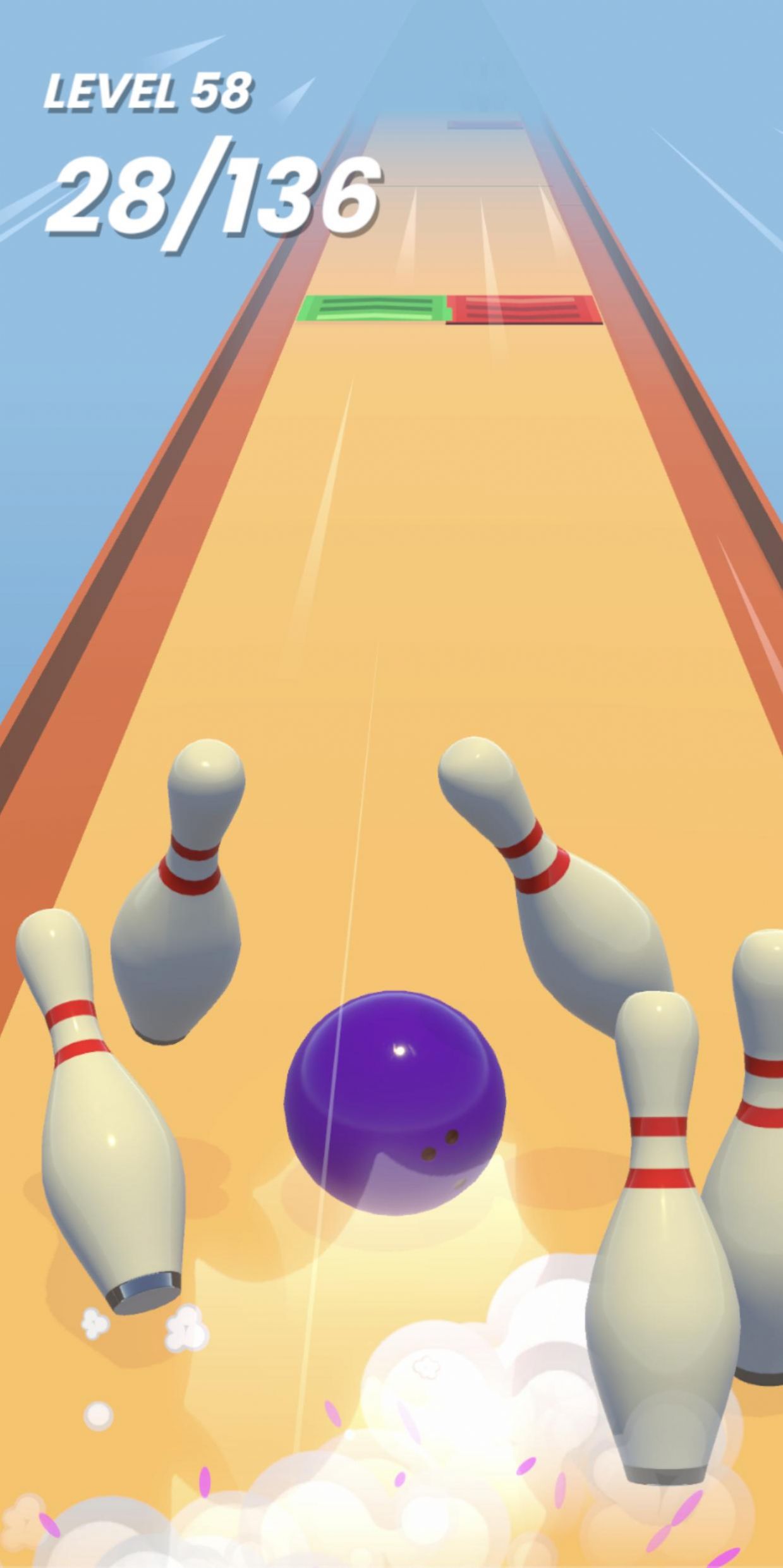 Bowling Rush game Android version