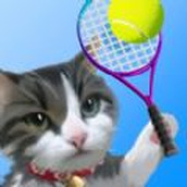 Juego de tenis para gatos