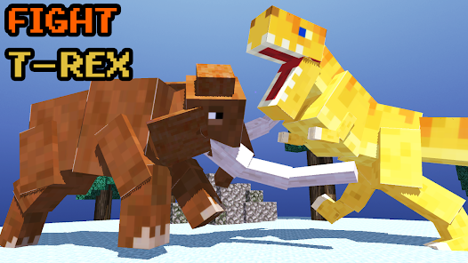 Pixel Dinosaur Park Mammoth Fury-Spiel