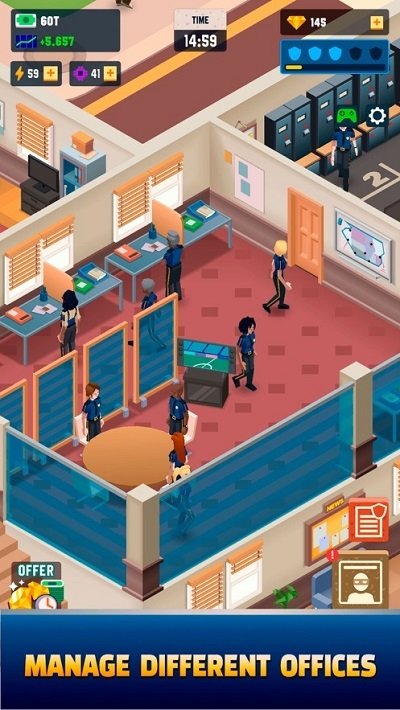 Versi terbaru Kantor Polisi Tycoon