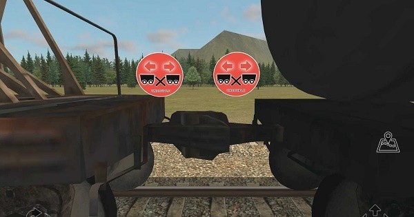 Train and rail yard simulator