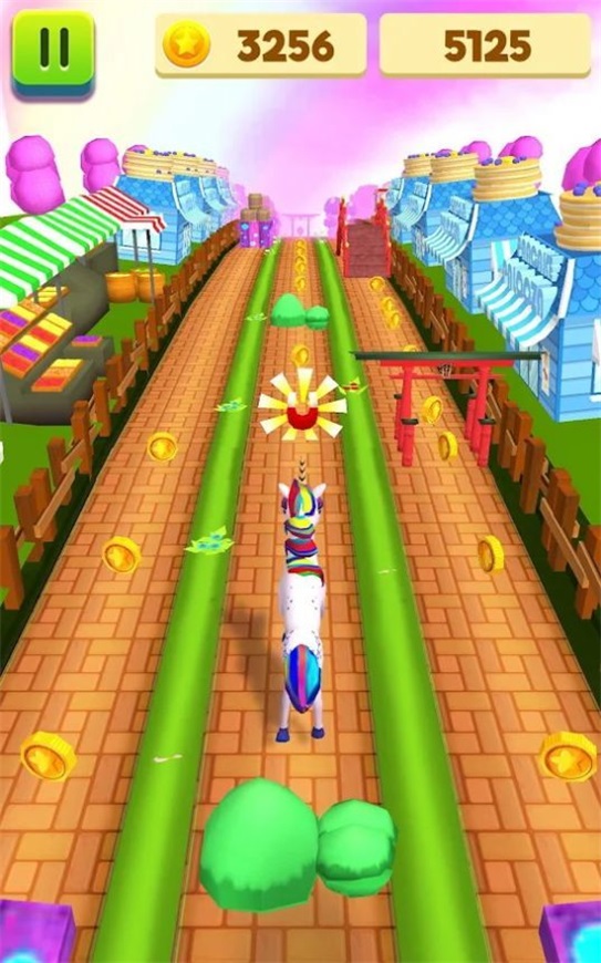 Rainbow Horse Run mobile version