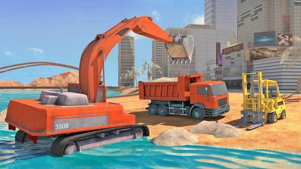 Sand Excavator River Excavator Game