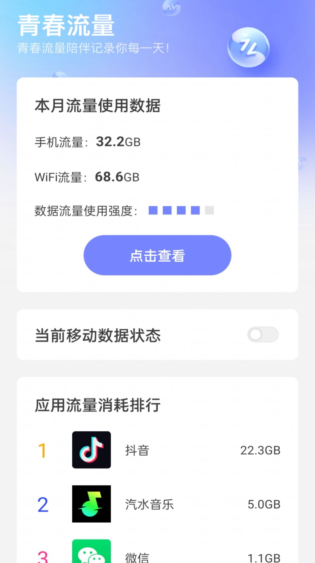 青春流量app