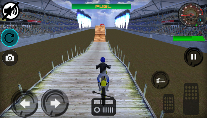 Jogo 3D de simulação de acrobacias de bicicleta