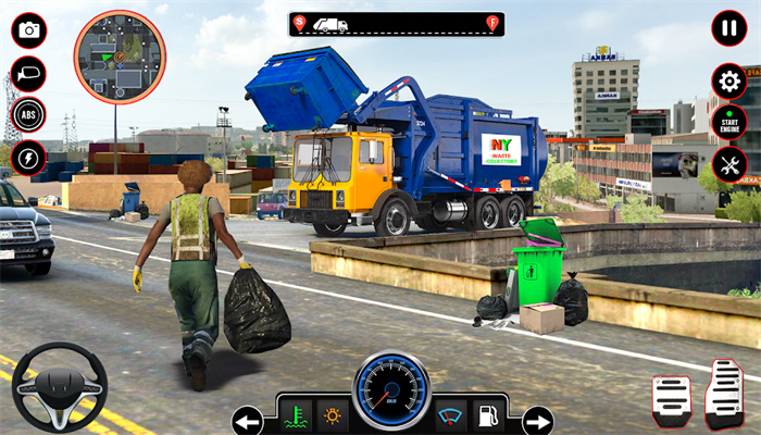 European Garbage Truck Simulator Game