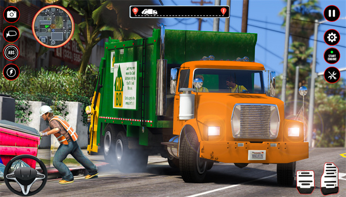 European Garbage Truck Simulator Game