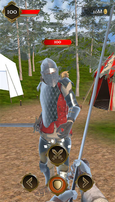 Knight Warrior Fighting Arena Game