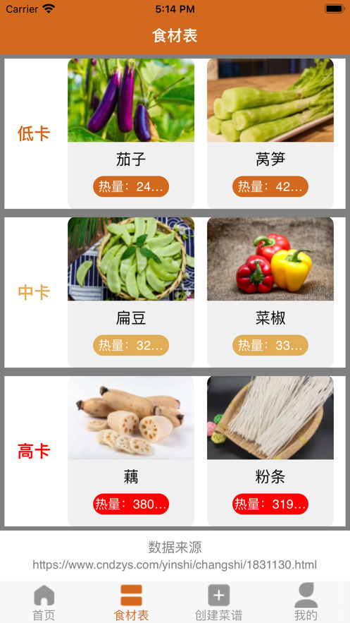 修勾食谱app