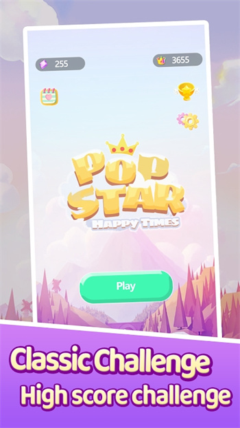 Juego de la hora feliz de la estrella del pop