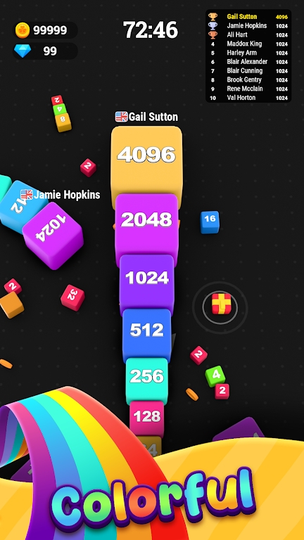 Jelly synthesis run 2048 game