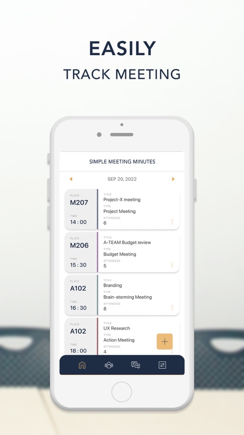SimpleMeetingMinutes app