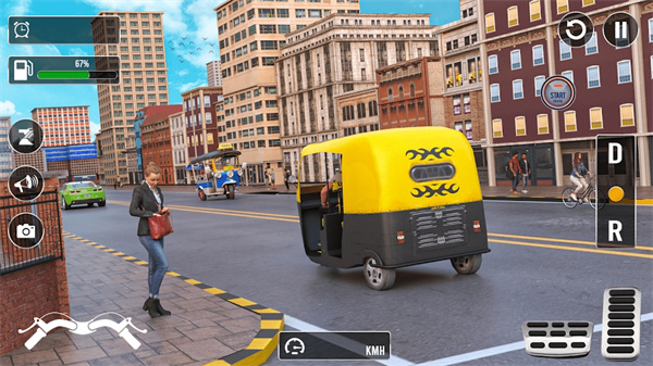 City Tuk Tuk Driving Game