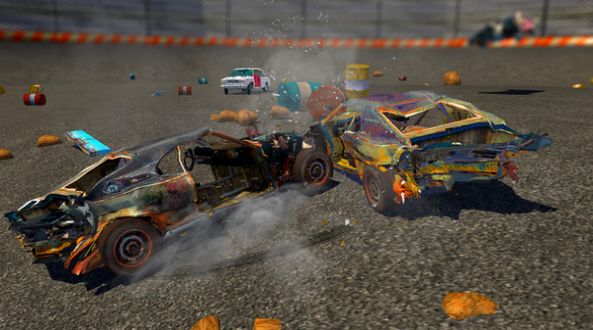 Jeu de simulation de destruction d'accident de voiture